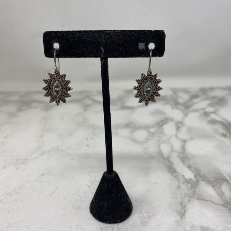 925 WOMEN'S EARRINGS silver blue