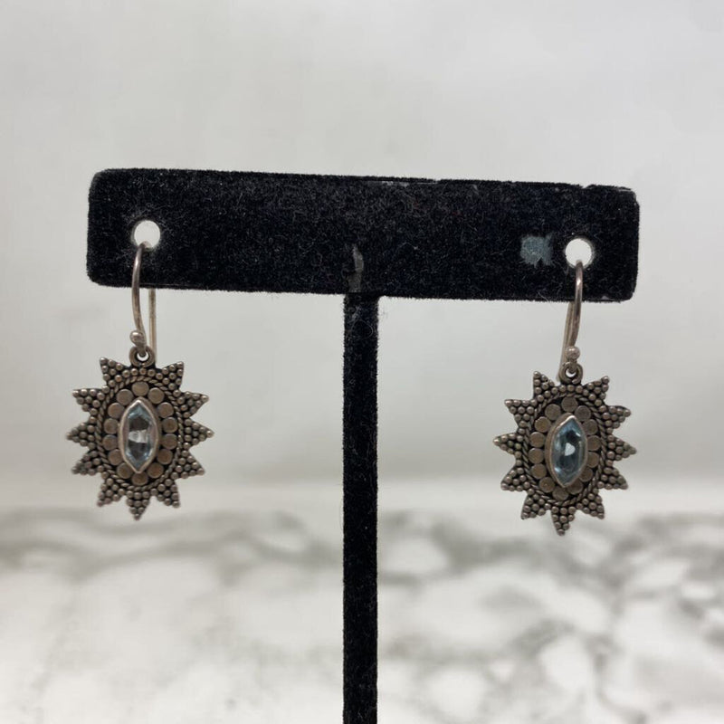 925 WOMEN'S EARRINGS silver blue