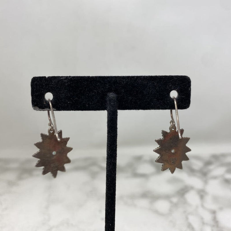 925 WOMEN'S EARRINGS silver blue