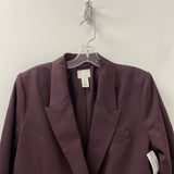 H&M WOMEN'S BLAZER/JACKET eggplant M