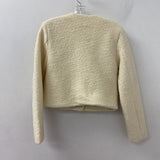 ABERCROMBIE & FITCH WOMEN'S BLAZER/JACKET cream gold S