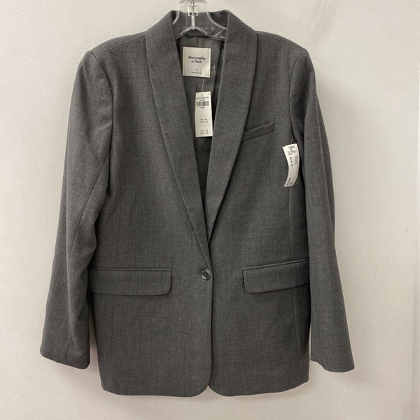 ABERCROMBIE & FITCH WOMEN'S BLAZER/JACKET grey S