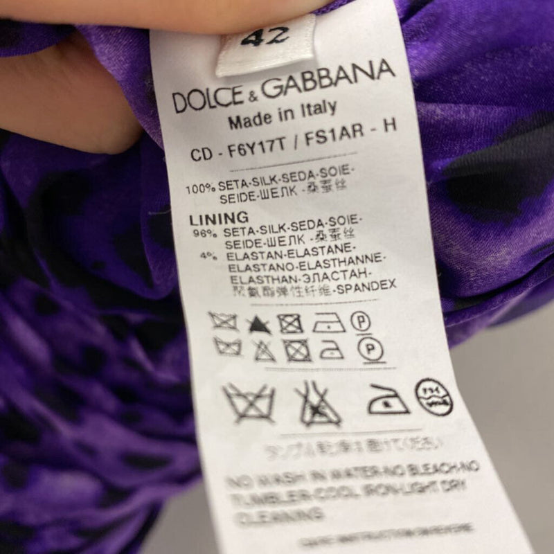 DOLCE & GABBANA WOMEN'S PARTY DRESS animal print S/42