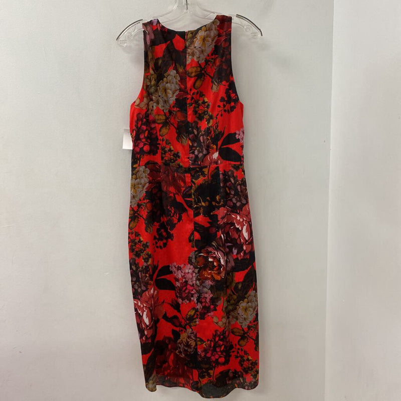 CALVIN KLEIN WOMEN'S PARTY DRESS red black 12