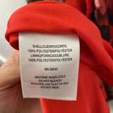 CALVIN KLEIN WOMEN'S PARTY DRESS red black 12