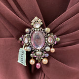 LAUREN ralph lauren WOMEN'S DRESS burgundy 8