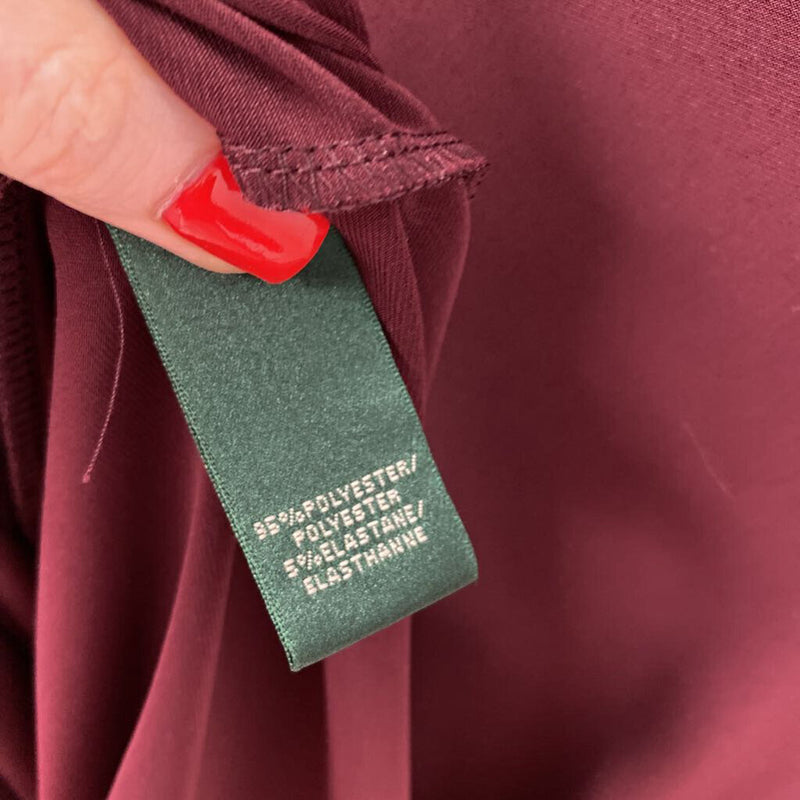 LAUREN ralph lauren WOMEN'S DRESS burgundy 8