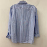 MANGO/MNG WOMEN'S BLOUSE/SHIRT blue white 2