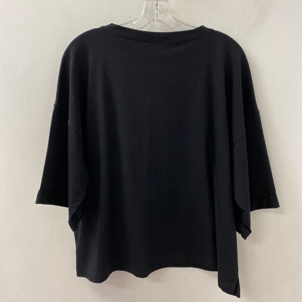 EILEEN FISHER WOMEN'S T-SHIRT black XL