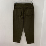 ROOTS WOMEN'S PANTS olive green 10