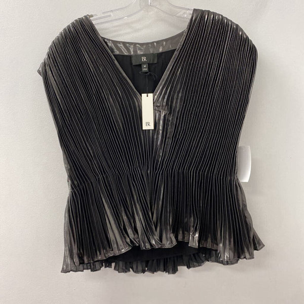 Banana Republic WOMEN'S BLOUSE/SHIRT dark silver M