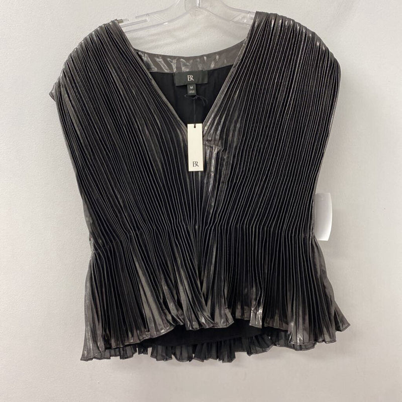 Banana Republic WOMEN'S BLOUSE/SHIRT dark silver M