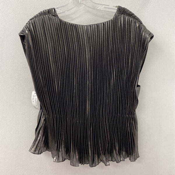 Banana Republic WOMEN'S BLOUSE/SHIRT dark silver M