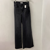 FRAME WOMEN'S JEANS grey black S/27