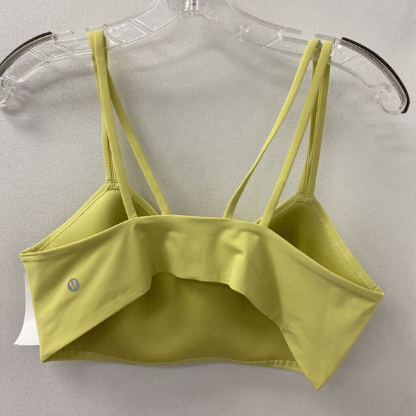 LULULEMON WOMEN'S ACTIVE BRA lime yellow 12