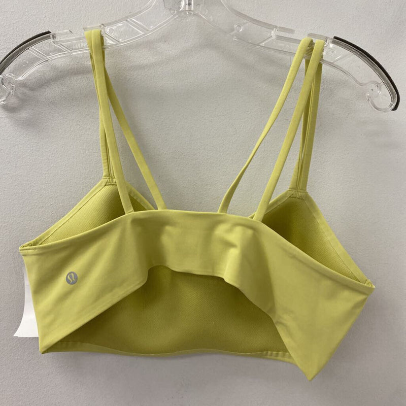 LULULEMON WOMEN'S ACTIVE BRA lime yellow 12