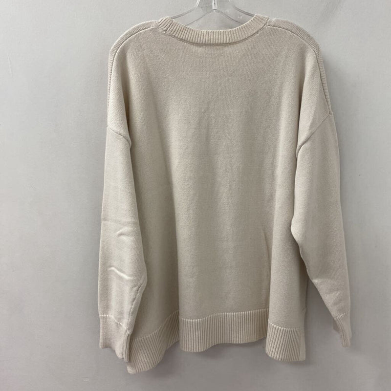 WOMEN'S PLUS TOP cream 1X