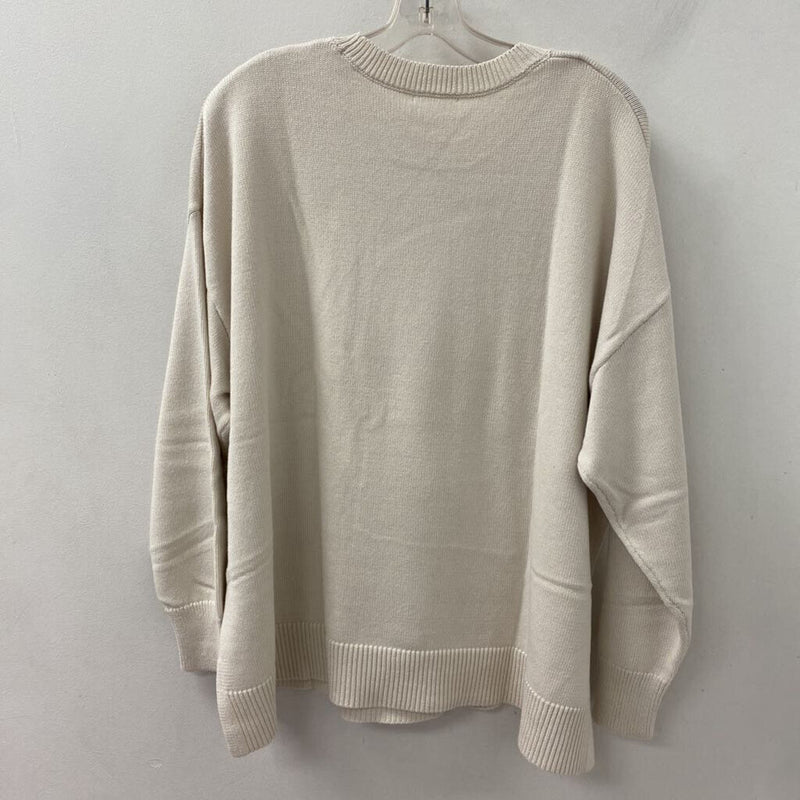 WOMEN'S PLUS TOP cream 2X