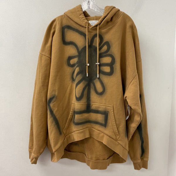 WOMEN'S TOP tan black S