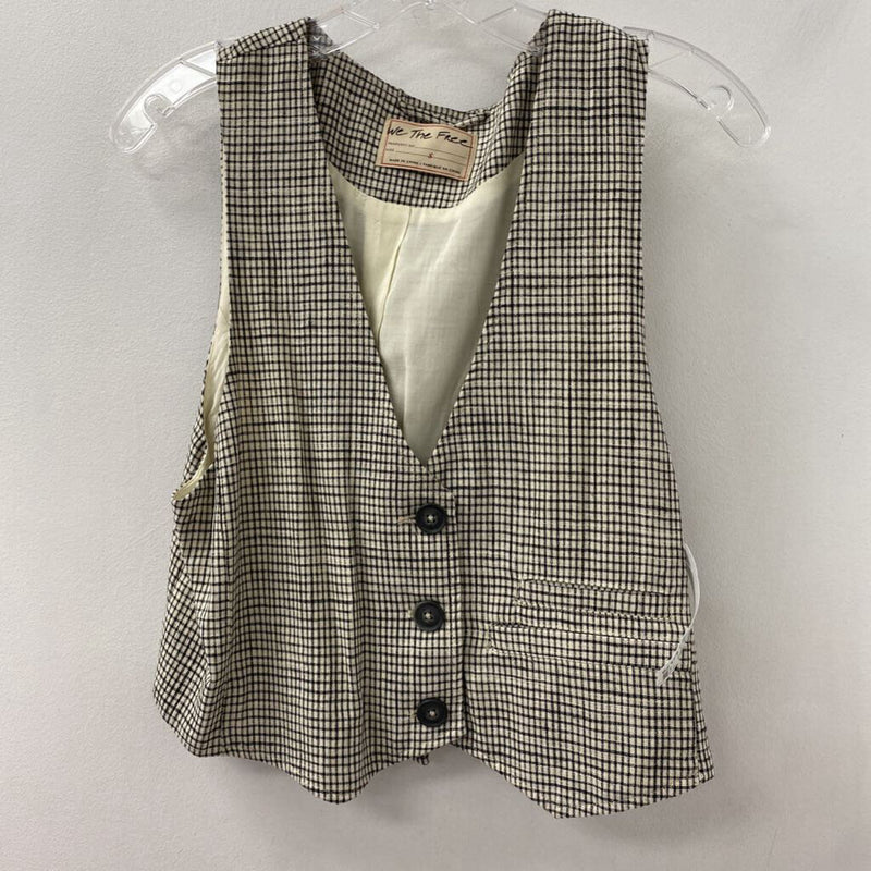 WE THE FREE WOMEN'S BLAZER/JACKET black cream S