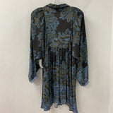 FREE PEOPLE WOMEN'S DRESS olive blue M