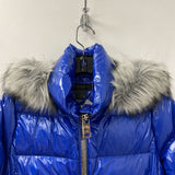 donna karan WOMEN'S COAT royal blue M