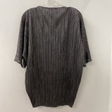 JOSEPH RIBKOFF WOMEN'S TOP silver black 6