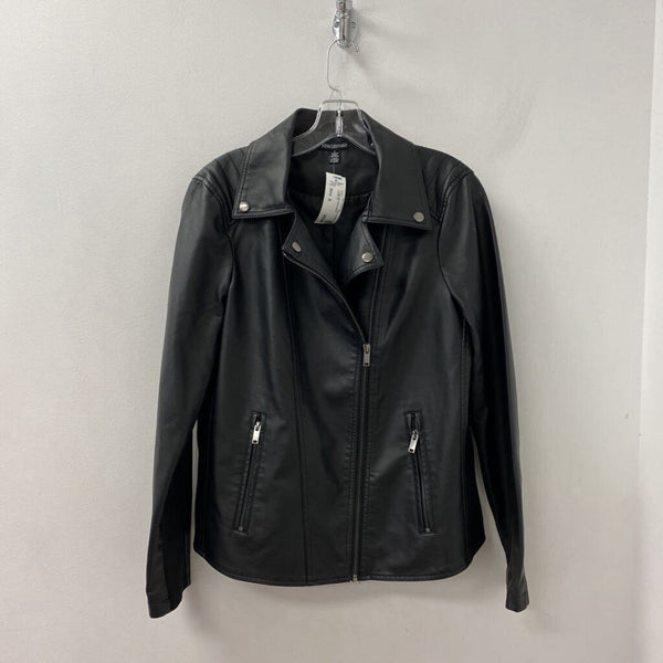 NINA LEONARD WOMEN'S COAT black S