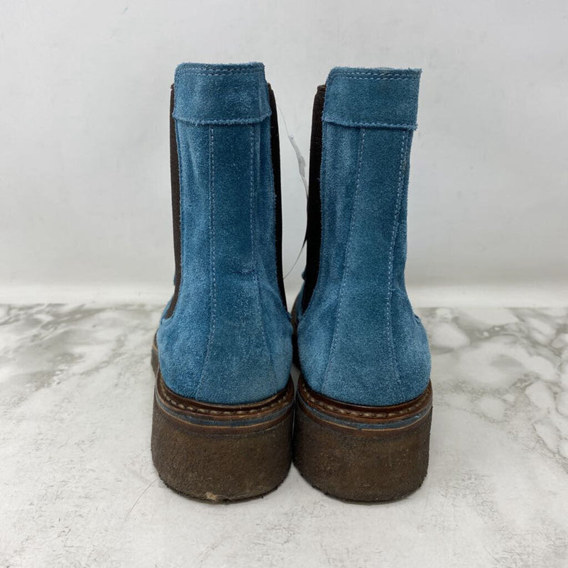 WOMEN'S BOOTS teal brown 38