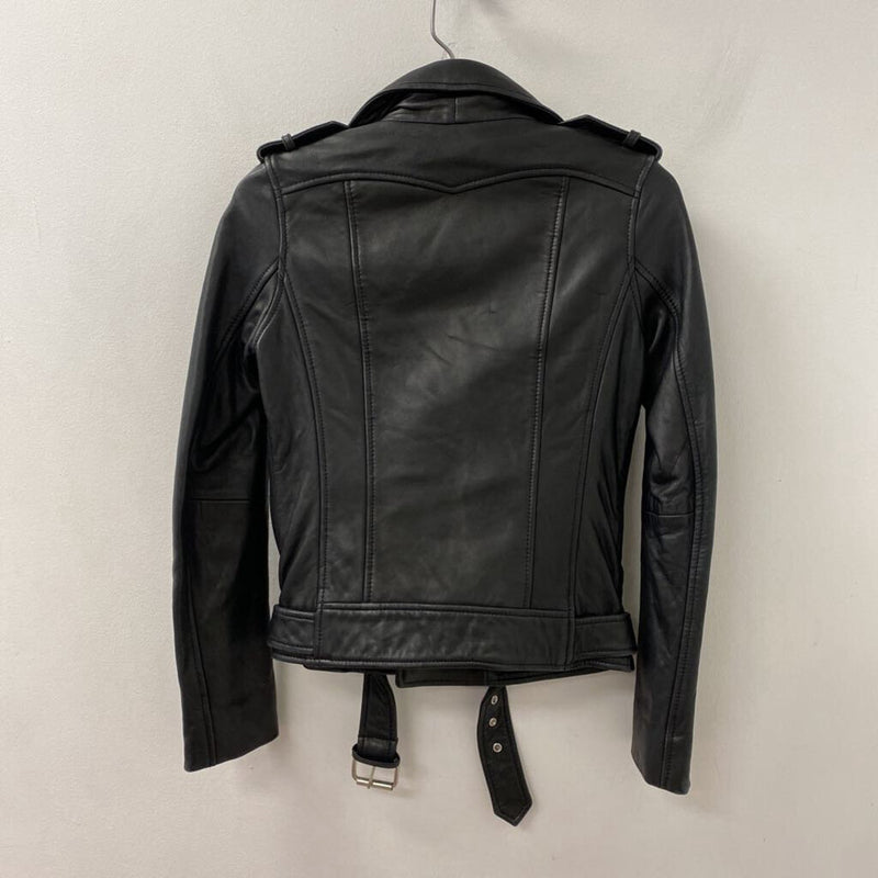 MAJE WOMEN'S COAT black S/36