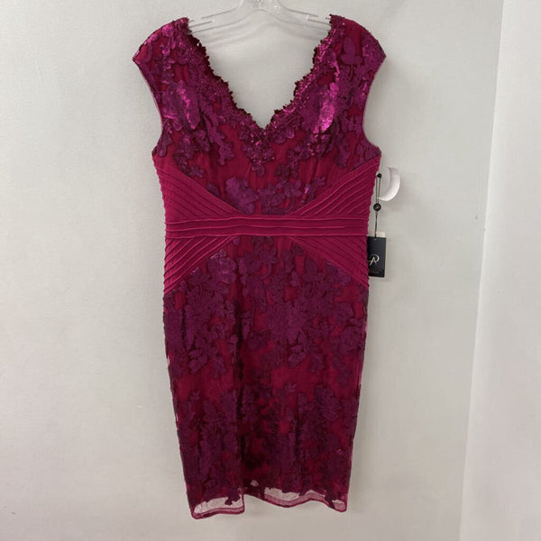 ADRIANNA PAPELL WOMEN'S DRESS fuchsia 14