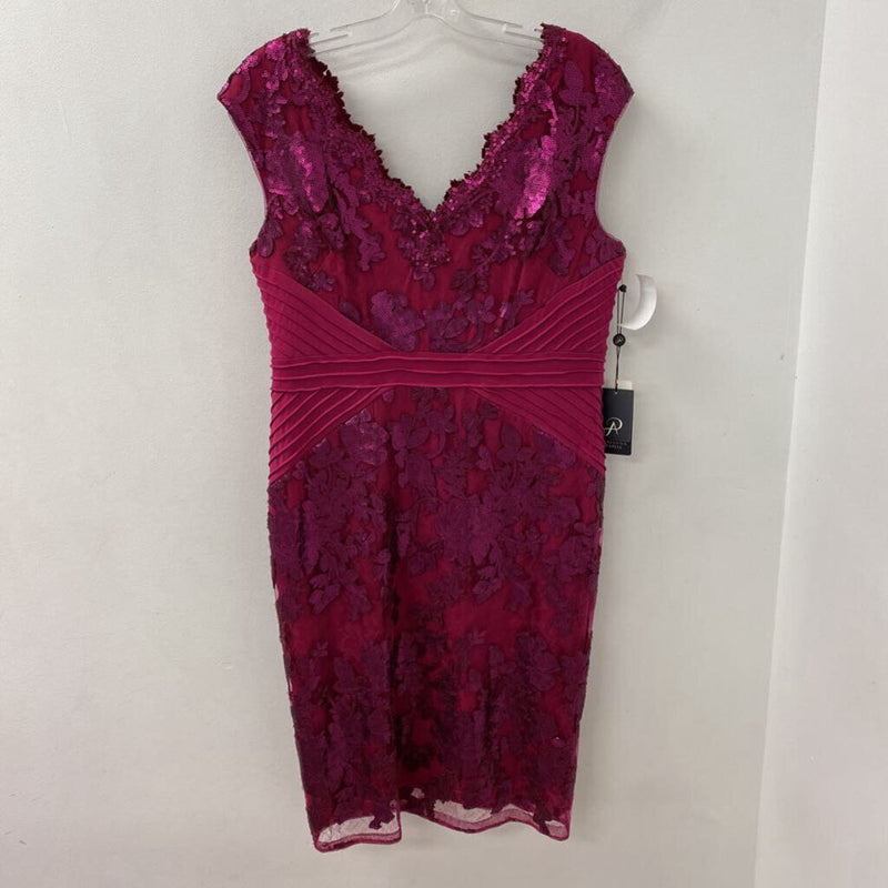ADRIANNA PAPELL WOMEN'S DRESS fuchsia 14