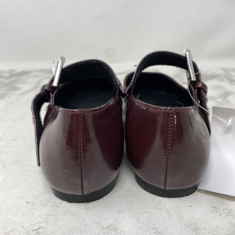 ZARA WOMEN'S FLATS burgundy 36