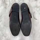 ZARA WOMEN'S FLATS burgundy 36