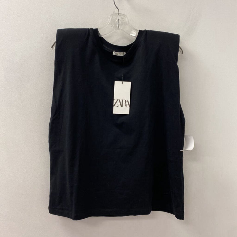 ZARA WOMEN'S T-SHIRT black M