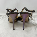 JIMMY CHOO WOMEN'S HEELS silver 39