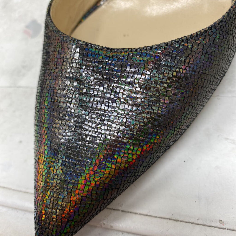 JIMMY CHOO WOMEN'S HEELS silver 39