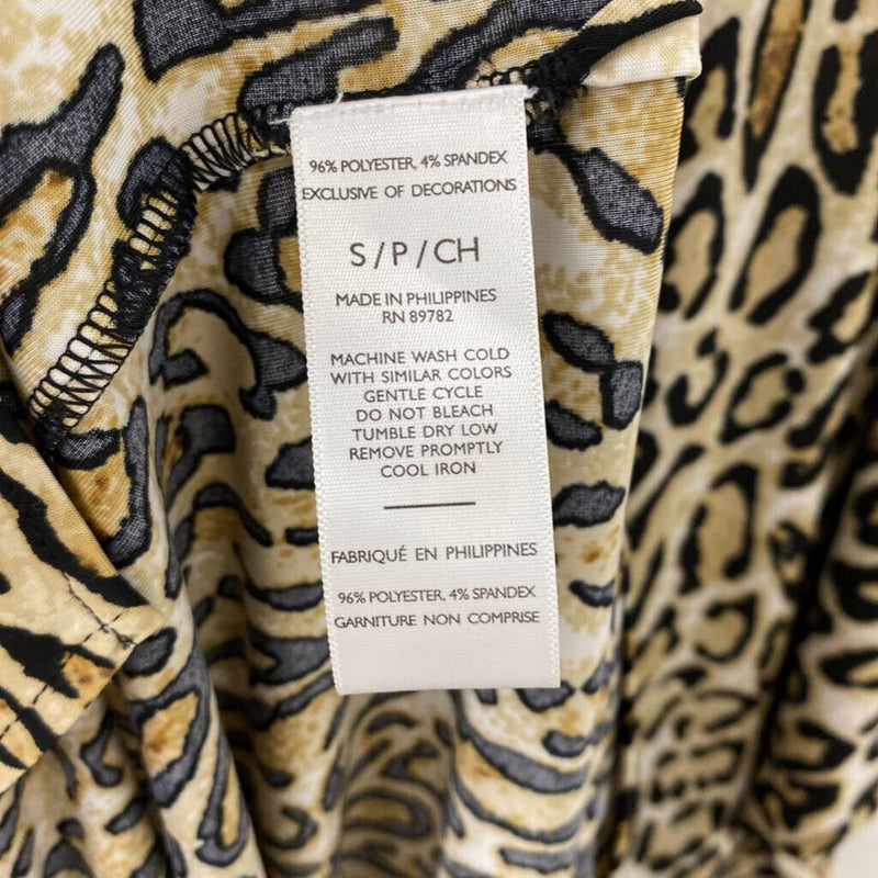 NATORI WOMEN'S DRESS animal print S