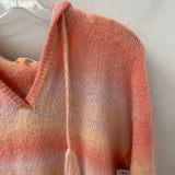 LISA TODD WOMEN'S SWEATER orange pink sorbet XS