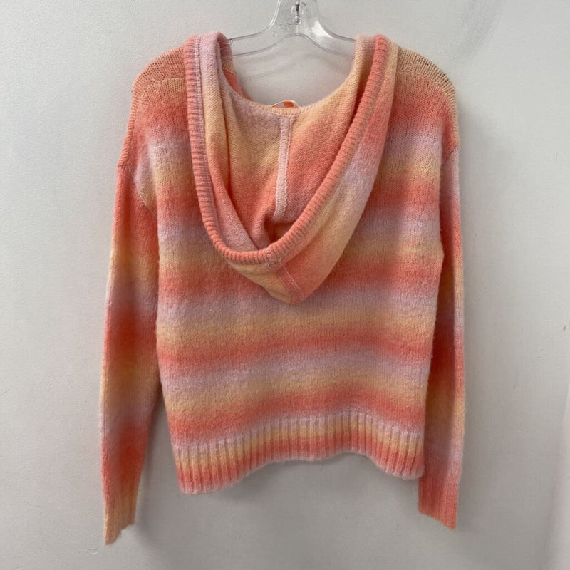 LISA TODD WOMEN'S SWEATER orange pink sorbet XS