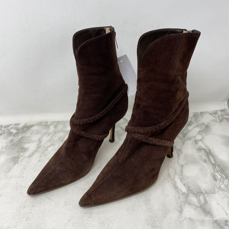 JIMMY CHOO WOMEN'S BOOTS brown 37