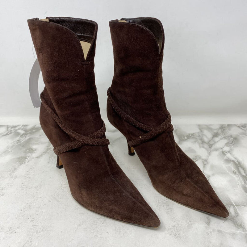 JIMMY CHOO WOMEN'S BOOTS brown 37