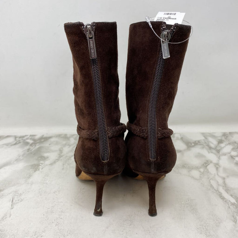 JIMMY CHOO WOMEN'S BOOTS brown 37