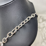 WOMEN'S NECKLACE silver brown