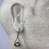 925 WOMEN'S EARRINGS silver blue