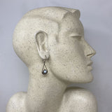 925 WOMEN'S EARRINGS silver blue