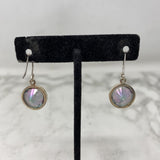 925 WOMEN'S EARRINGS purple green silver
