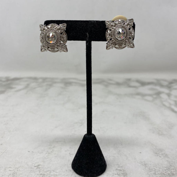 WOMEN'S EARRINGS silver clear