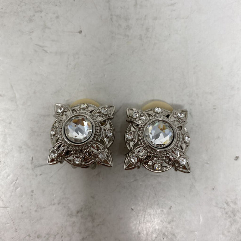 WOMEN'S EARRINGS silver clear