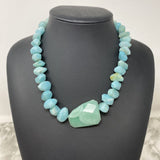 WOMEN'S NECKLACE blue white